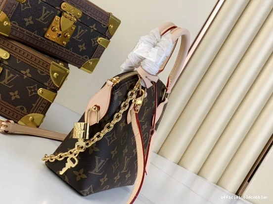 Official oldcobbler BB-15*19*7CM VUITTON LOUIS Lockit 0711